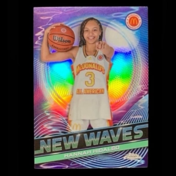 Hannah Hidalgo Rookie Refractor Insert Card SP -Notre Dame Fighting Irish - Picture 4 of 6